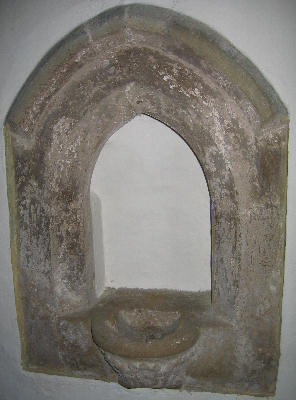 13th century piscina 